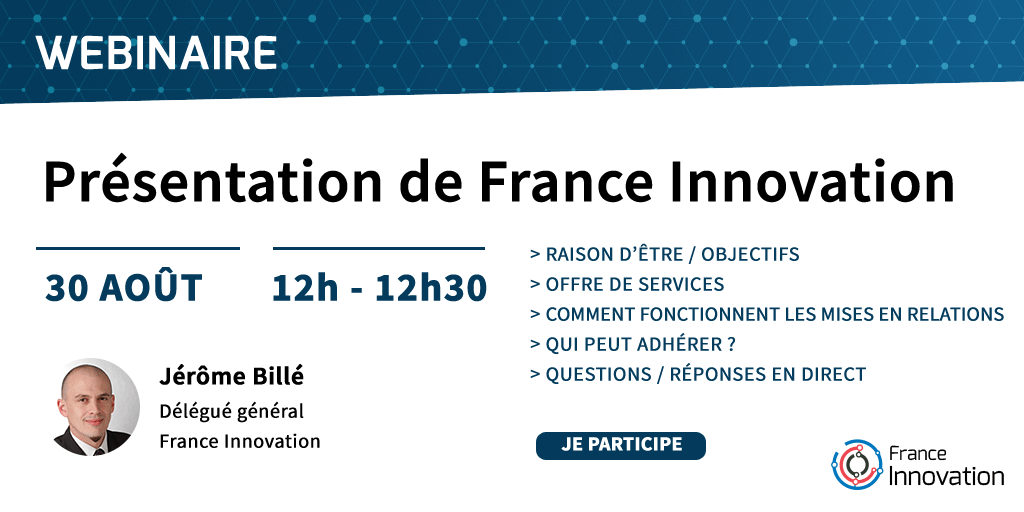 Webinaire pour présenter France Innovation