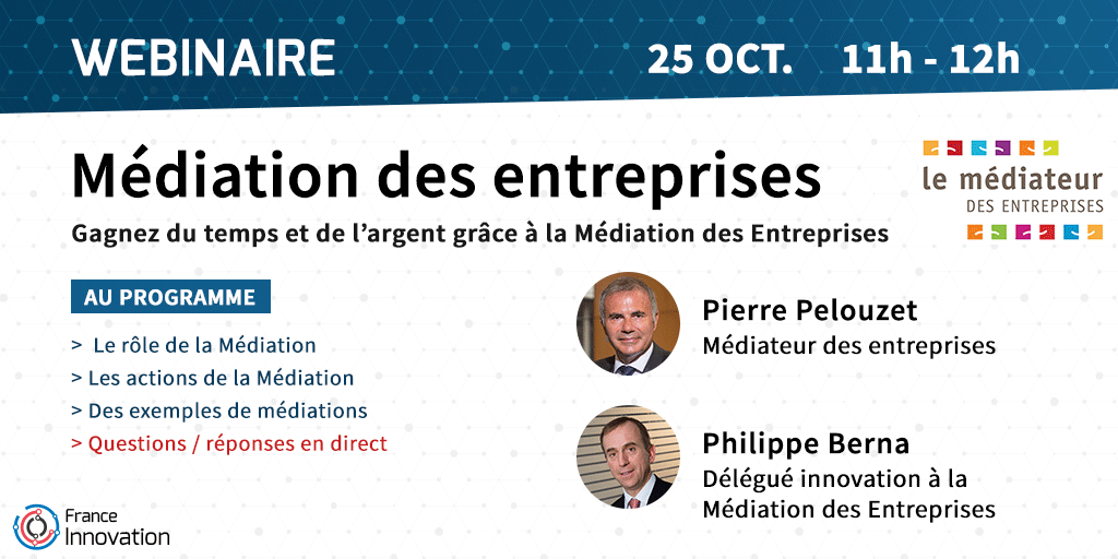 Webinaire Mediation des Entreprises