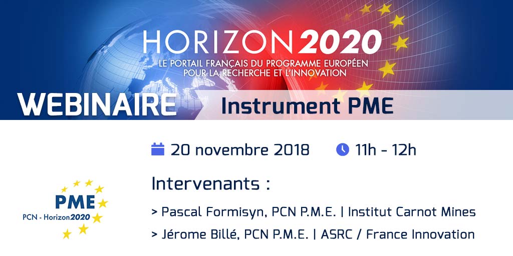 webinaire Instrument PME - Horizon 2020 - PCN PME