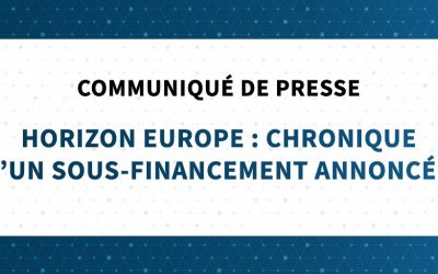 Horizon Europe - Communiqué de presse