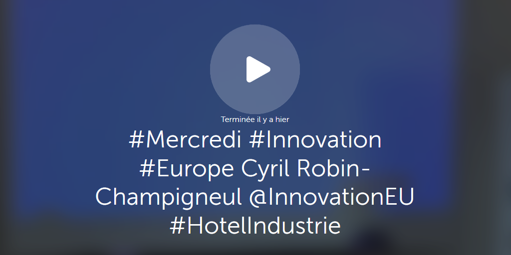 Vidéo - Mercredi de politiques de l'innovation