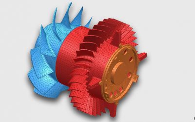 Modèle éléments-finis d’un moto-ventilateur