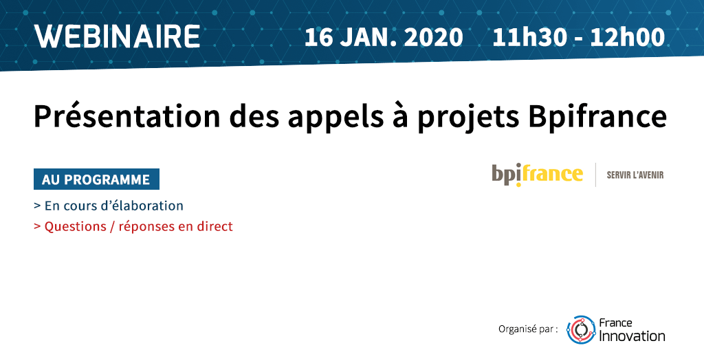 Webinaire Projets BPIfrance